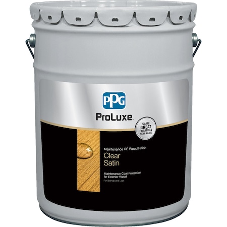 Sikkens ProLuxe Transparent Satin Clear Oil-Based Alkyd Maintenance RE Wood 5 gal SIK61003.05